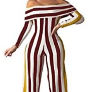 Sexy stripped Jumpsuit